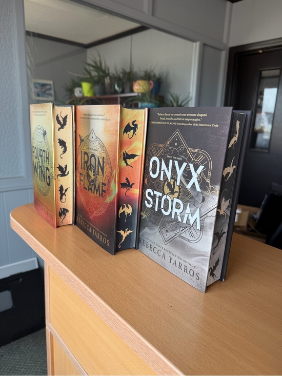 Other - Onyx Storm / Iron Flame / Fourth Wing Hardcover Books with Sprayed Edges